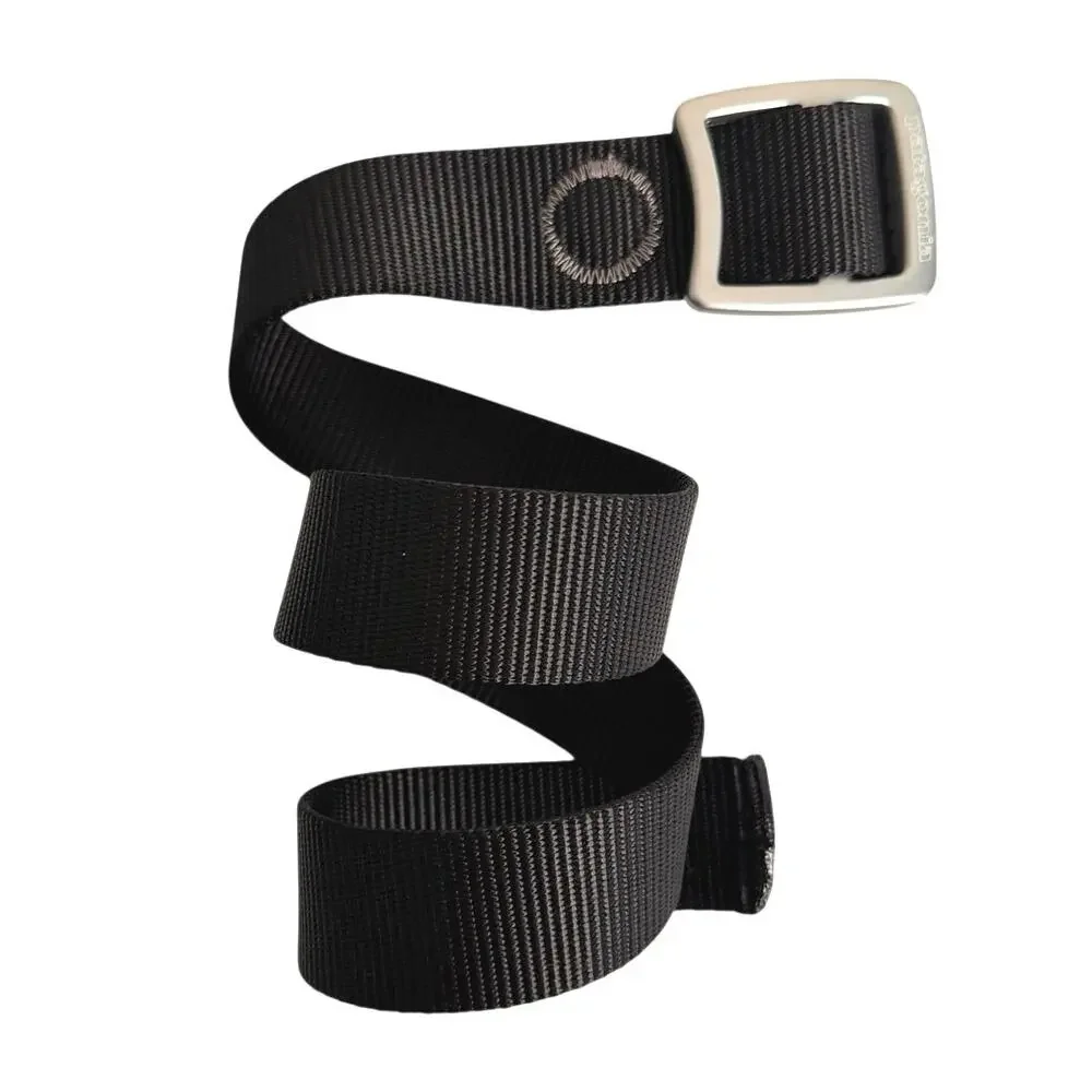 Like new Patagonia Tech Web black silver adjustable belt bottle opener